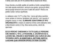 Sul divieto di trasferta agli atalantini perde il calcio, perde lo sport, perdiamo tutti noi